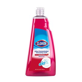 Clorox Ultra Concentrated Dish Soap, Apple Blossom Scent Dishwashing Liquid Soap, 26 FL Oz, Bleach-Free Formula Dish Soap Liquid Powers Through Grease
