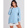 ANRABESS Women's Oversized Sweatshirts Crewneck Long Sleeve Tunic Pullover Shirts