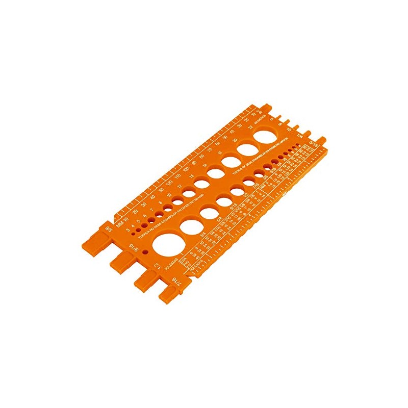 TRUPER REGLA-22 Bolt Size-it Gauge