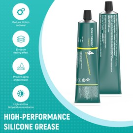 Molykote 112 150g 5.3oz High Performance Lube Lubricant and Sealing Material for Plastic and Rubber valves and Bearings Heat Resistance (-40 to 232°C) White Translucent