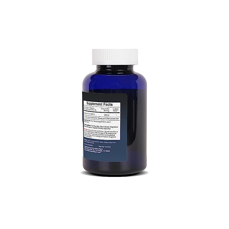 Nootropics Depot- “Cápsulas de Coenzima Q10 | 200mg | Ubiquinona