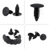 Sunicon Pack of 50 Car Mounting Clips, Universal, Bumper Trim,