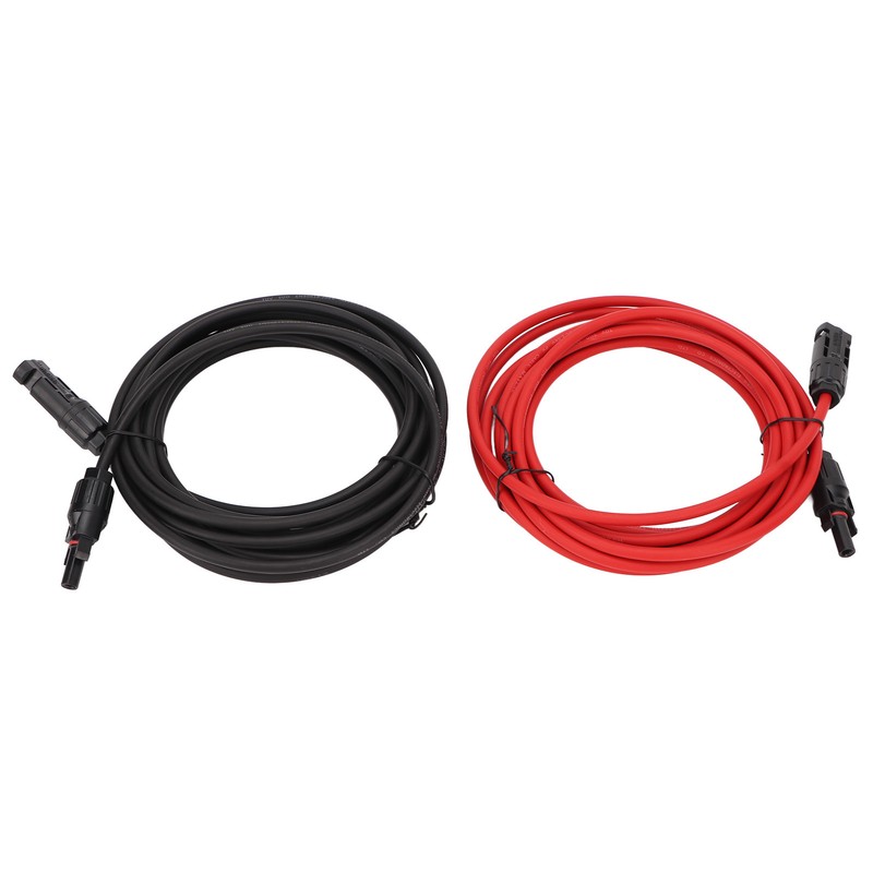 1 Pair 12AWG Solar Panel Wire with Connector Solar Adapter