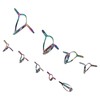 9PCS Lure Fishing Rod Guide Ring Set Stainless Steel Ceramic