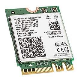 Intel OSGEAR-NEW Dual Band Wireless-AX200NGW WLA/Wi-Fi 6 AX200 2230 2x2 AX+ Bluetooth 5.0,M.2/A-E-Key (AX200.NGWG) Wi-Fi 6 AX200 with vPro, 2.4GHz/5GHz WiFi, Bluetooth 5.0, M.2/A-E-Key 802.11ax
