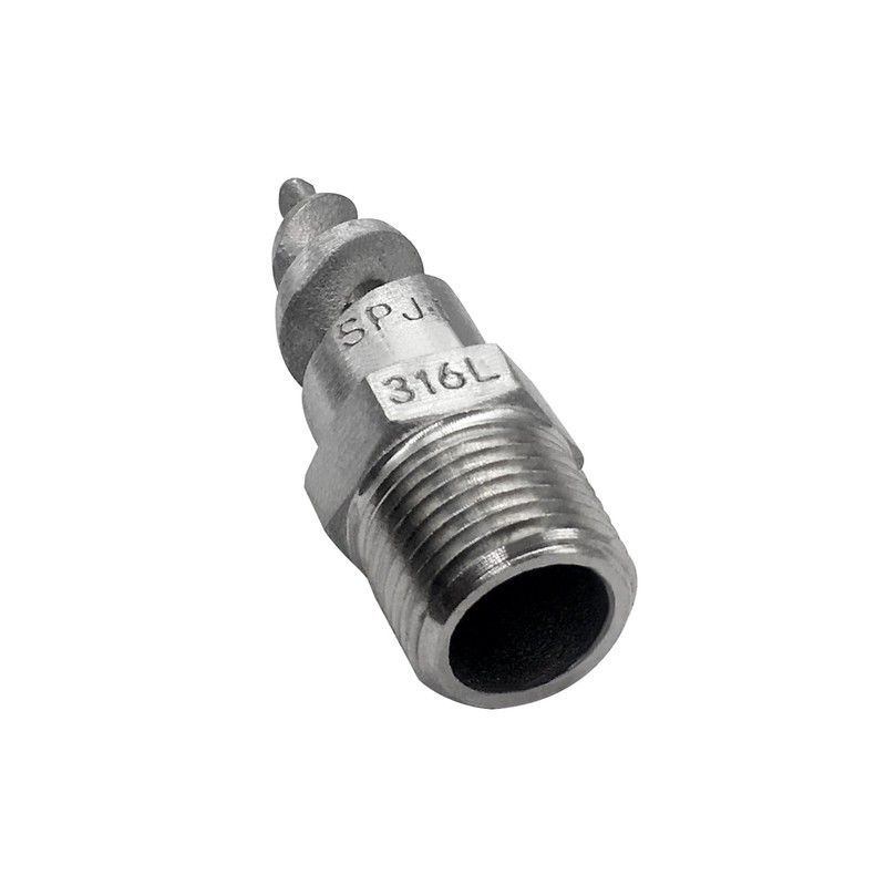 Fitvell 1/4" Male Spiral Cone Atomization Nozzle 316 Stainless Steel