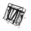 ifundom Bolso de Hombro Transparente Negro de Pvc y Multifuncional