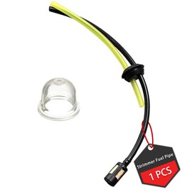Strimmer Fuel Pipe, Universal Grass Trimmer Fuel Line, Fuel Filter Kit, Petrol Strimmer Parts with Air Fuel Filter Primer Bulb for Brushcutter Trimmer Mower Hedge Trimmer