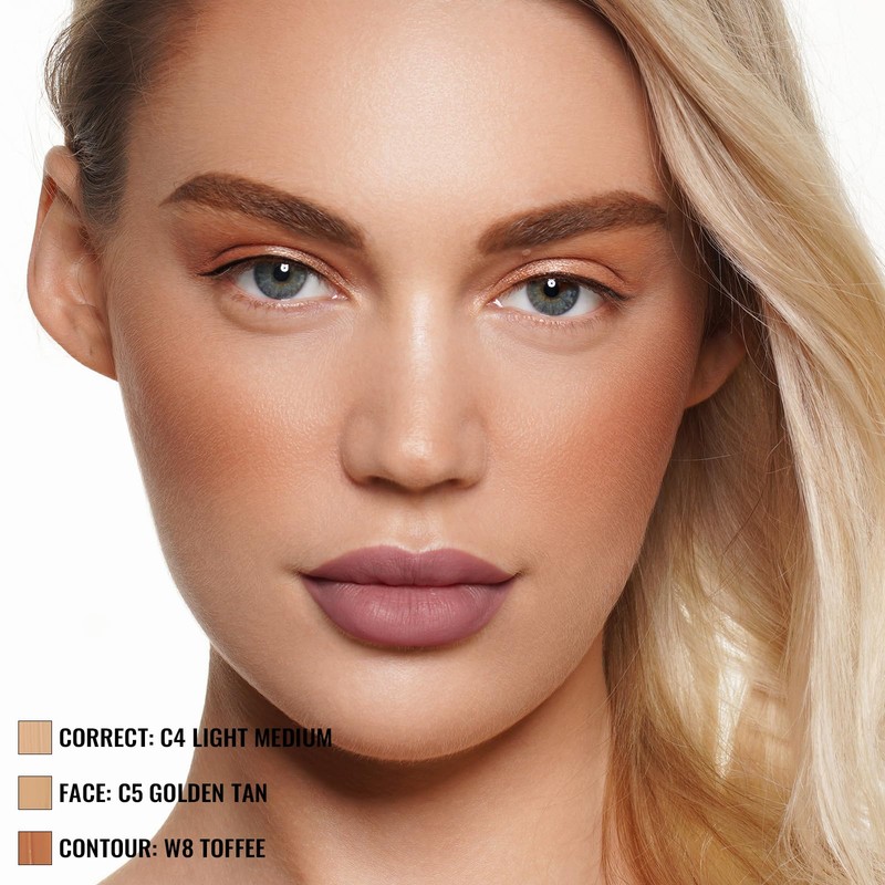 Oluac Concealer Concealer Dark Circles, Natural Matt, Sweat-Resistant, Waterproof, Durable,