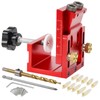3-in-1 Pocket Hole Jig Kit for Woodworking: Accurate Angled Carpentry