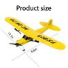 ynapmoc RC Airplane Toy, 2.4GHz RC Glider, Easy to Control,