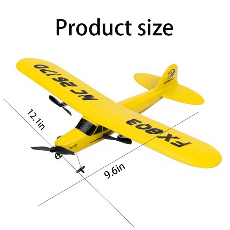 ynapmoc RC Airplane Toy, 2.4GHz RC Glider, Easy to Control,