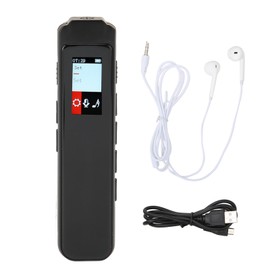 Digital Voice Recorder HD Smart Noise Reduction Small MP3 Player Voice Activated Recorder with Playback for Lecture 8GB