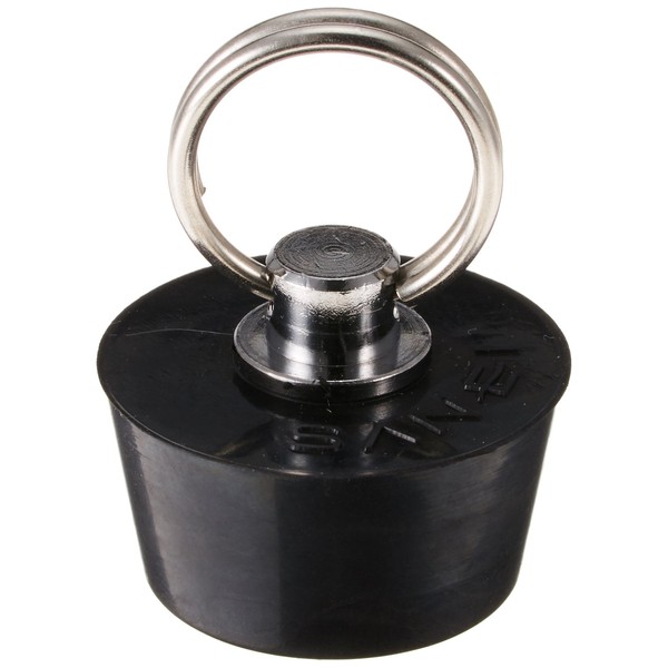 SANEI H29F-28 Rubber Plug for Bath, No Chain, Outer Diameter 1.1 inches (28 mm), Height 0.9 inches (23 mm)