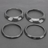 Central Control Air Outlet Trim Rings Carbon Fiber Style Decoration