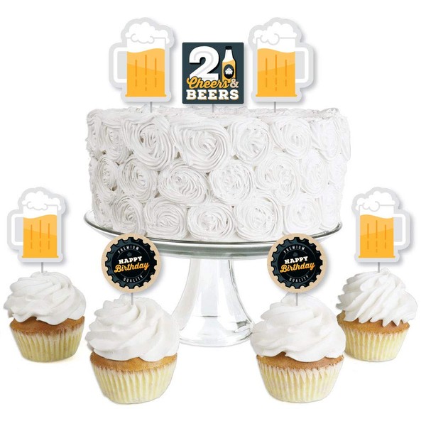 Big Dot of Happiness Cheers and Beers to 21 Years