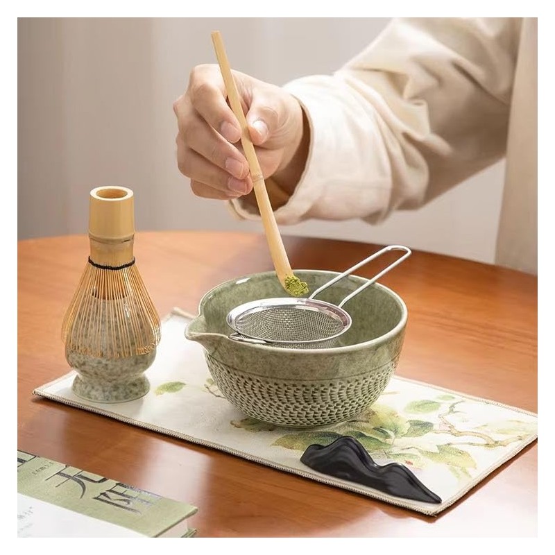 AWWVERO Matcha Set 5 pcs Matcha with Whisk Set and