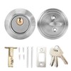 Sonew Security Door Lock, Single Cylinder Stainless Steel Anti-Theft Door