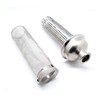 QiiMii 1.5" Tri-Clamp Filter SS304 Sanitary Fittings Inline Straight Strainer