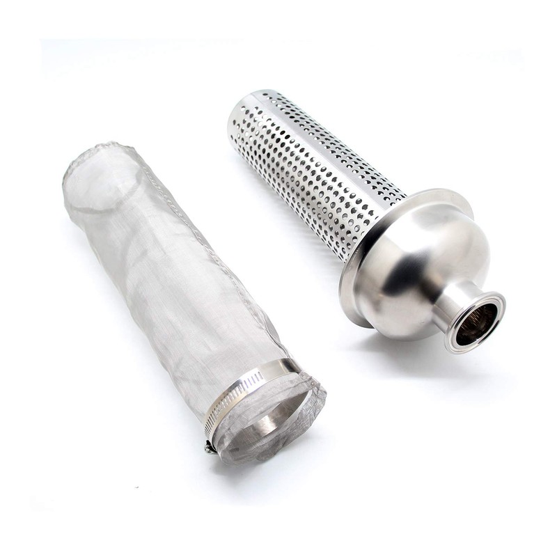 QiiMii 1.5" Tri-Clamp Filter SS304 Sanitary Fittings Inline Straight Strainer