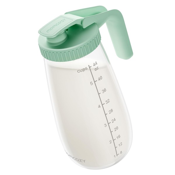 Momcozy Glass Breast Milk Pitcher, Formula Breastmilk Storage Container, Heat