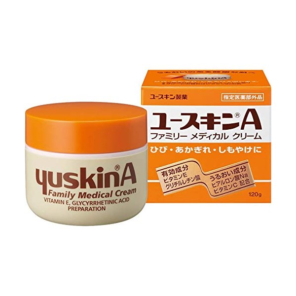 [Designated Quasi-Drugs] Yuskin A 4.2 oz (120 g) (Rough Hands, Rough Heel, Moisturizing Cream)