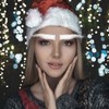 Ciieeo 2pairs Santa Masquerade Eyebrows Santa White Eyebrows Cosplay Santa