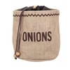 Natural Elements Onion Bag with Blackout Lining, Hessian, Brown, 20