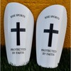 Cross Shin Pads - Color: Black Mini