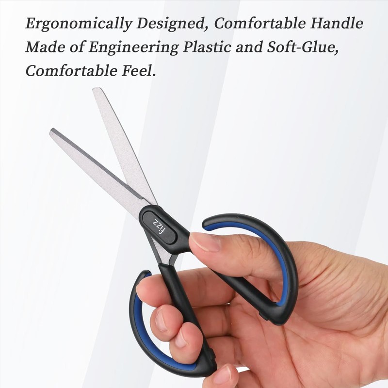 MultiBey 6.6-Inch Scissors - Stainless Steel Coated Cute Craft Scissors