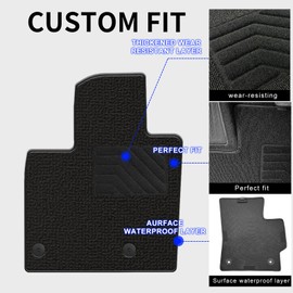 AOMSAZTO Rogue Floor mats Carpet Compatible with 2025 2024 2023 2022 2021 2020 Nissan Rogue, alfombras originales de Nissan Rogue Hybrid Rubber Carpet Rugs tapetes