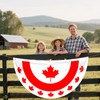 6 x 3 FT Flat Canada Flag Bunting – No-Pleat