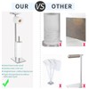 FEILERN Toilet Paper Holder Stand for Bathroom Floor Standing Toilet