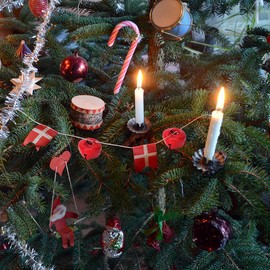 36Pcs Christmas Jingle Bell Mini Bell Set DIY Making Accessories (Red White) Christmas Decorations Ornaments