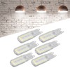 6pcs G9 LED Bulbs 7W Dimmable 360° Illumination Replacement Light