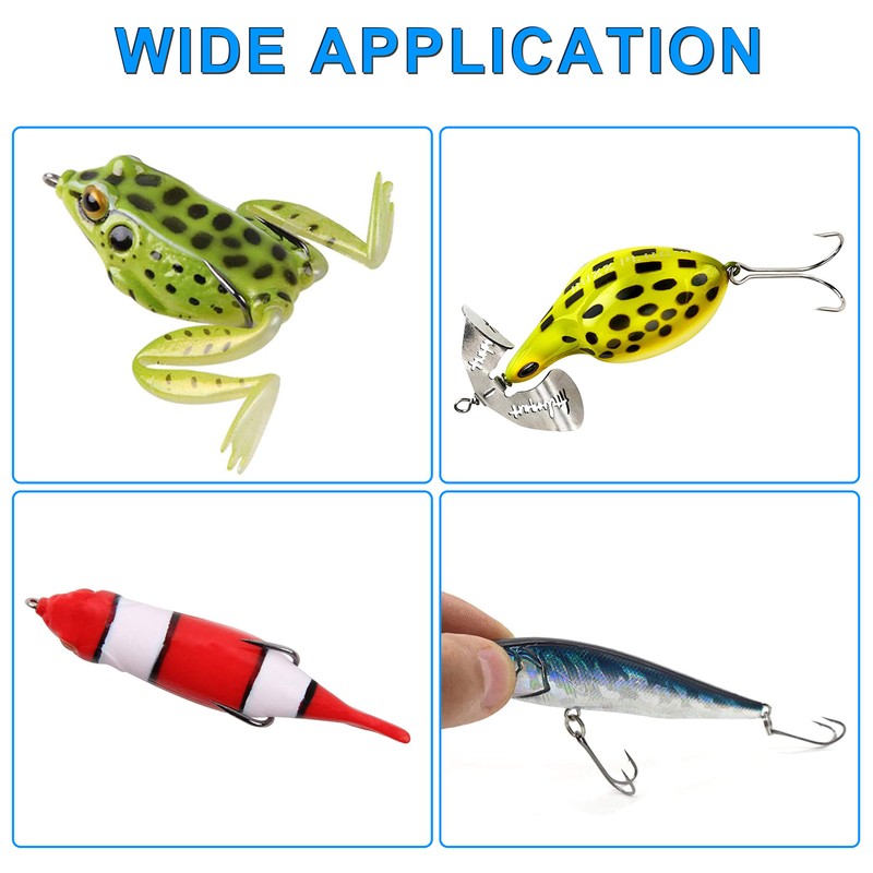 Double Fishing Hooks Fly Tying Double Hooks Classic Frog Hook