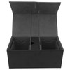 Card Deck Box with 3 Drawers Large Capacity Magnetic Closure