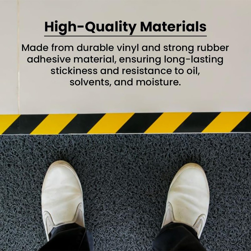 Black & Yellow Floor Marking Tape 48mm x 33m –