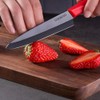 Cuchillo de cerámica para bistec, cuchillos superafilados, 6 piezas de