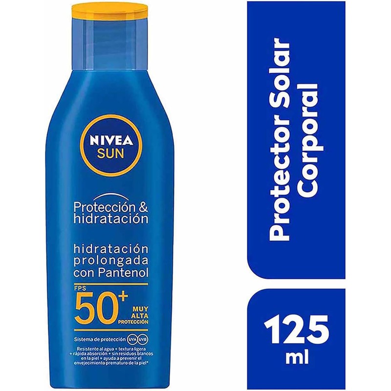  NIVEA SUN Protector Solar FPS50+ | Hidratante, No Grasoso,