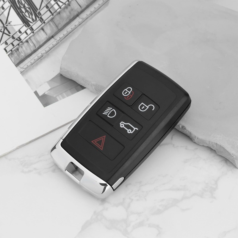 YINETTECH 1pc 5 Button Key Case Fob Remote Key Shell