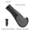 22.2mm Mountain Bike Horn Handlebars Bilateral Locking Rubber Handle Grips