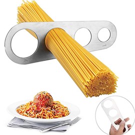 Spaghetti Measure 1-4 Adults Stainless Steel,Spaghetti Pasta Measure,Stainless Steel Spaghetti Measure 4 Serving Portion Control,Spaghetti Measure Tool Stainless Steel Gadget,Baking Utensils.