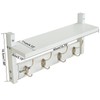 YMYNY Coat Rack Shelf Wall Mounted, Coat Hooks Set of