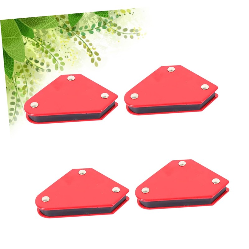 jojofuny 4pcs Mini Magnetic Welding Holder Strong Disc for 45/90/135