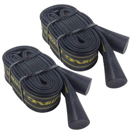 Set of 2 Shinko I-Tube English Valve 26 x 1 3/8 Bicycle Tube Without Removing Wheels Easy Installation