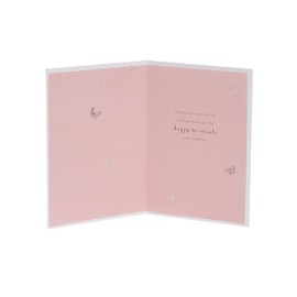 UK Greetings Birthday Card For Her/Female/Friend With Envelope - Floral Heart Design