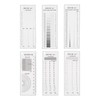 QUARKZMAN High Precision SEC Size Estimation Chart 120 m Transparency