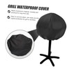 KONTONTY Portable Cover Lightweight Round Gas Grill Cover for Outdoor