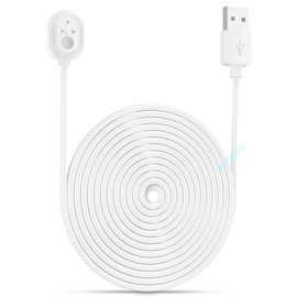Arlo Ultra/Arlo Pro 3 Ladekabel BECEMURU Wetterfestes Magnetkabel für Arlo Ultra&Ultra 2/Arlo Pro 3 Pro 4(Not for floodlight)-Überwachungskamera (Weiß) (20ft/6m, 1 Pack)